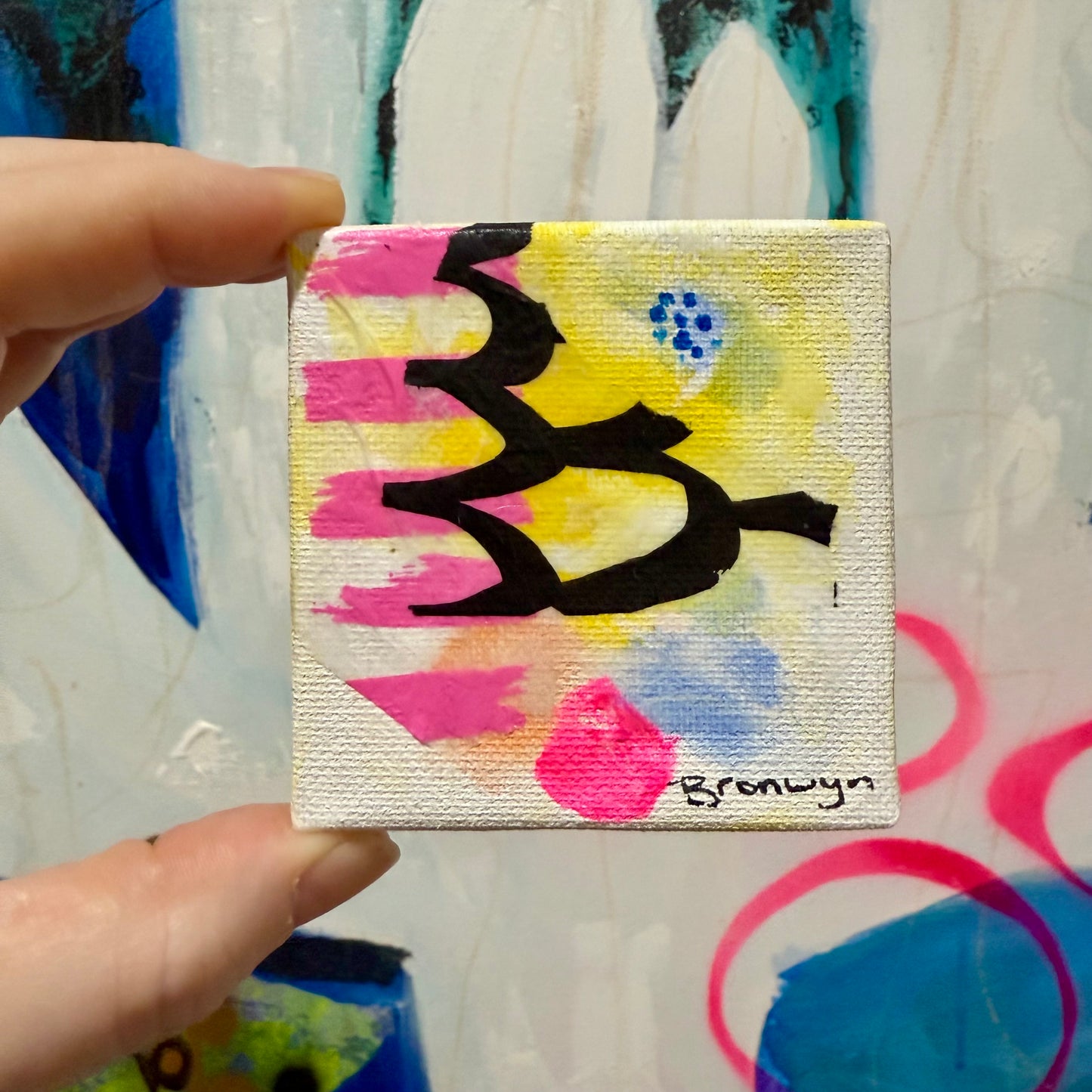 Contemporary Abstract Collection 2025 l Mixed Media on canvas 75mmx75mm