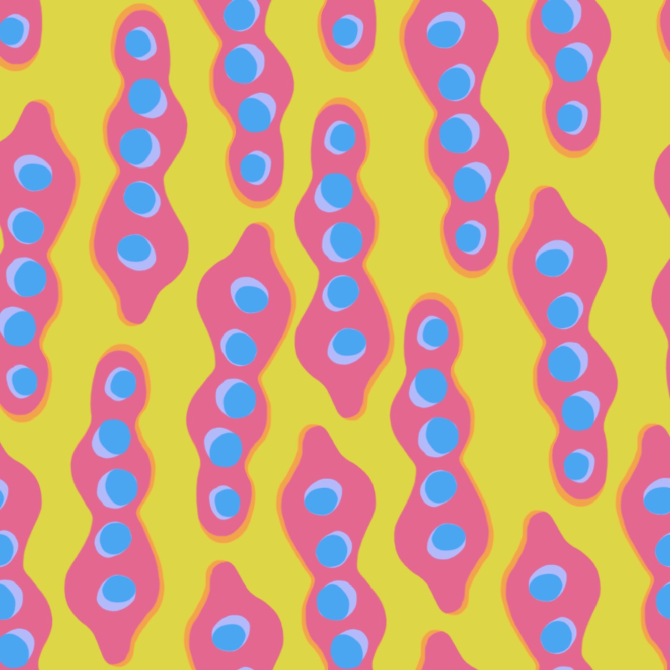 Jumbo Scarf - Seed Pods