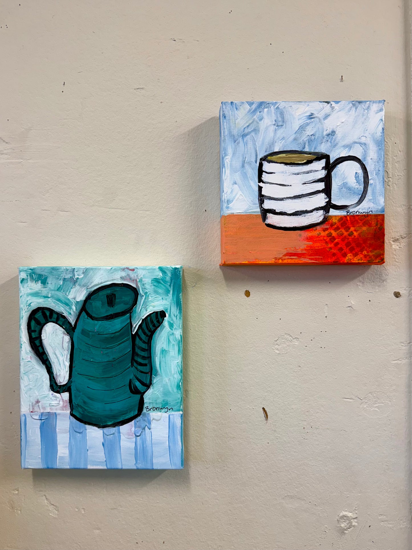 WAW 9 - Pot of Tea (2 Paintings)