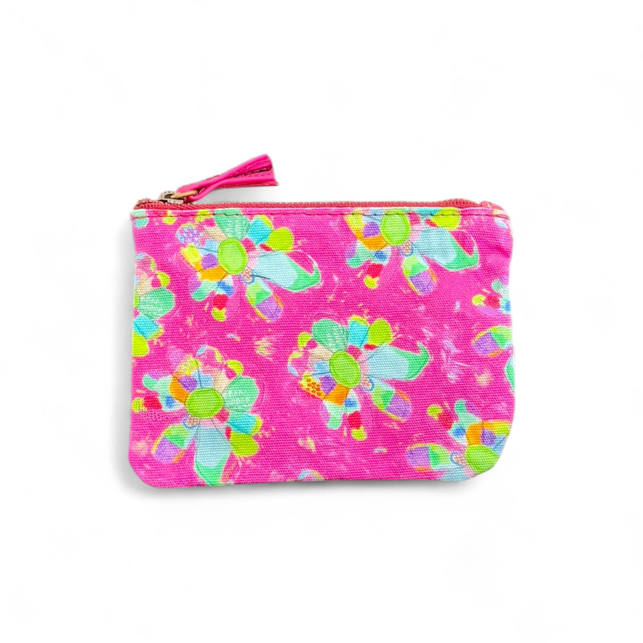 Canvas/Leather Coin Purse