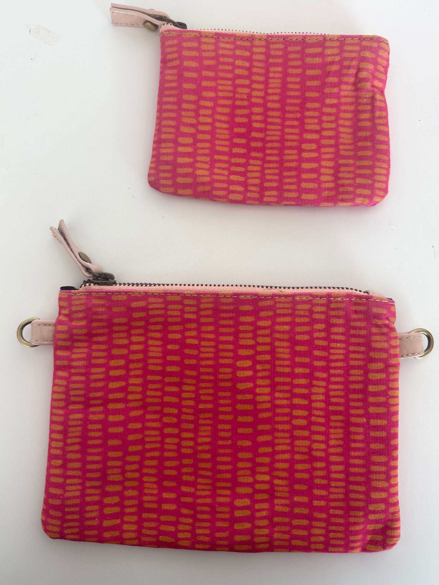 Walking on Country l Handmade Canvas & Leather Clutch Bag l Aboriginal Art Design l Art by Bronwyn David (Copy)