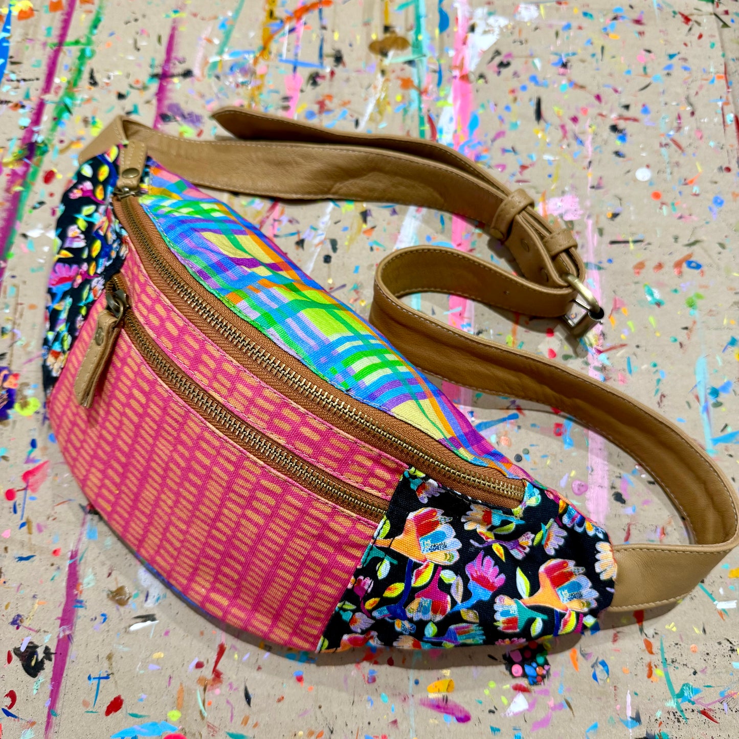 Canvas/Leather Bumbag