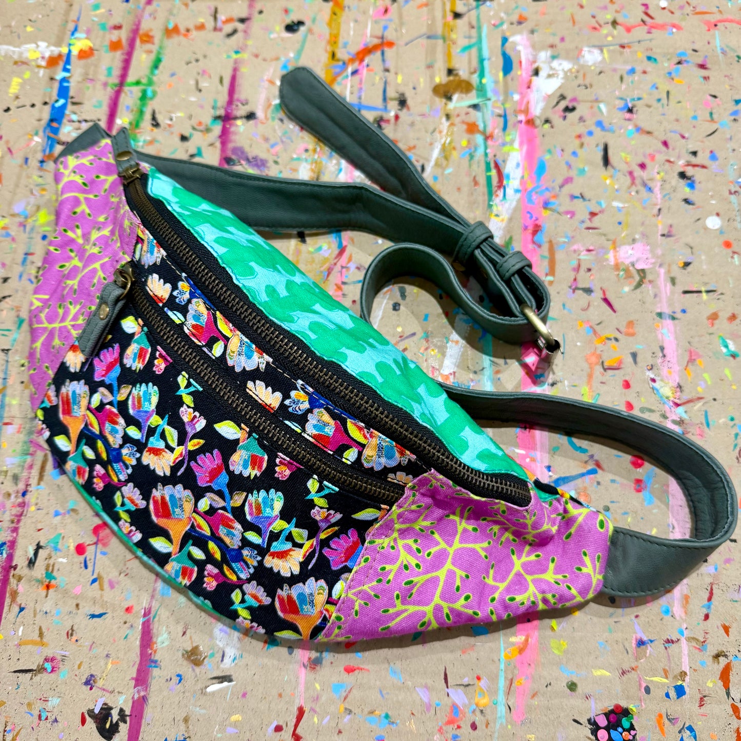 Canvas/Leather Bumbag