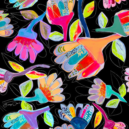 Silk Scarf - ‘Kanikung - (Pig Face)’ 65 x 65 cm