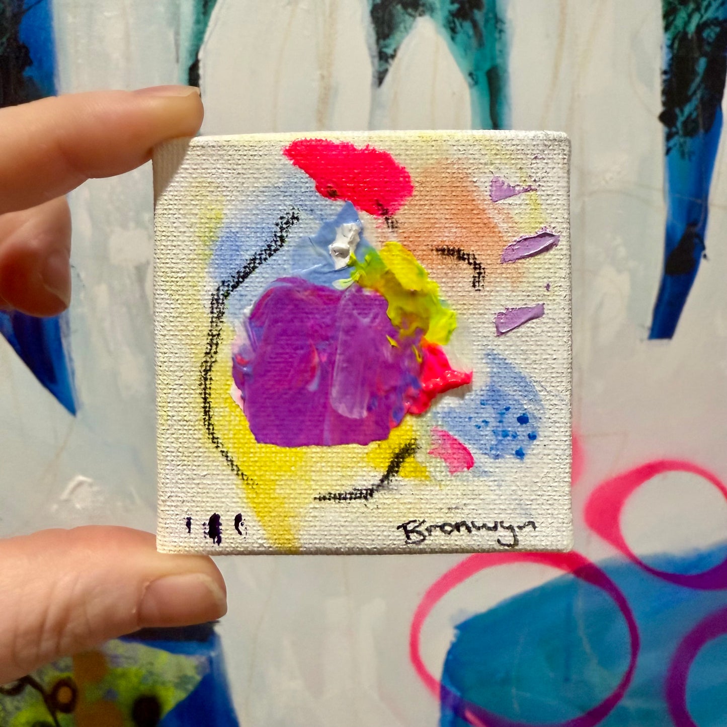 Contemporary Abstract Collection 2025 l Mixed Media on canvas 75mmx75mm